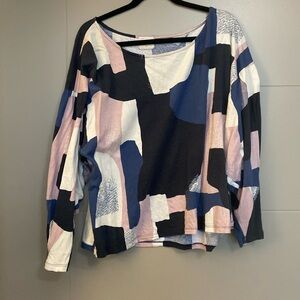 Fun Abstract Top - purchased from Anthropologie